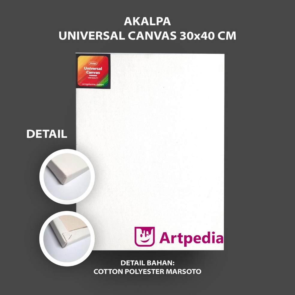 

B!g Sale AKALPA KANVAS LUKIS MARSOTO 30X40 CM / CANVAS TERBAIK / MEDIA LUKIS KANVAS / KANVAS PREMIUM [26]