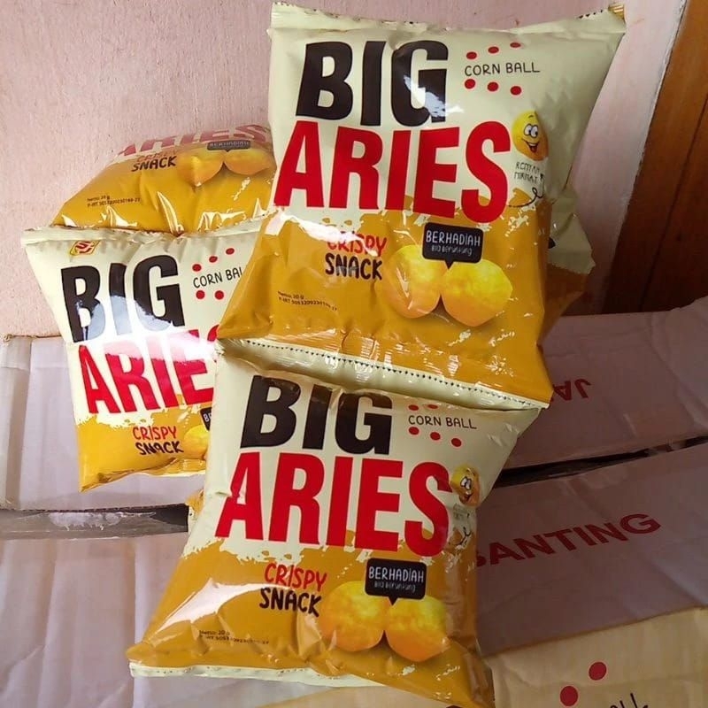 

Big Aries Snack Berhadiah (1renceng isi 10pcs)