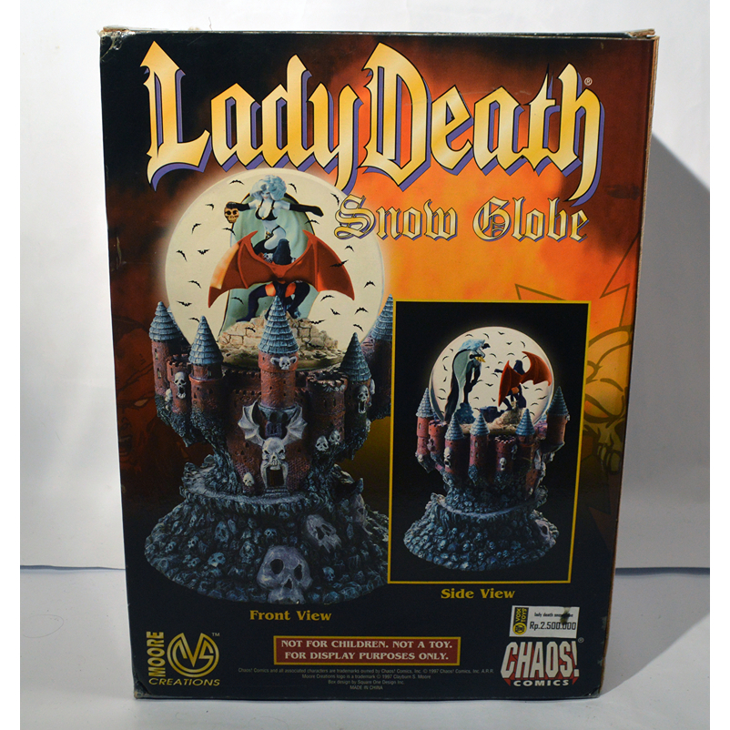 Lady death VS Purgatory Snow Globe Limited Edition 2419/3000 ULTRA RARE