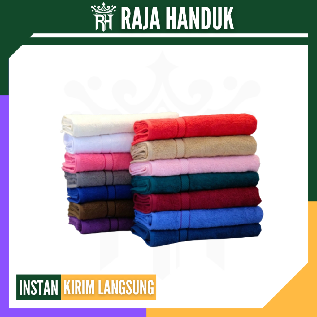 RH GROSIR: Handuk Chalmer / Handuk Mandi Dewasa 70x135