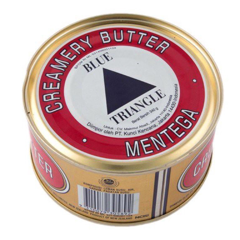 

StOck B4nyak Butter Mentega Blue Triangle Segitiga Biru 340gr Restok Gan