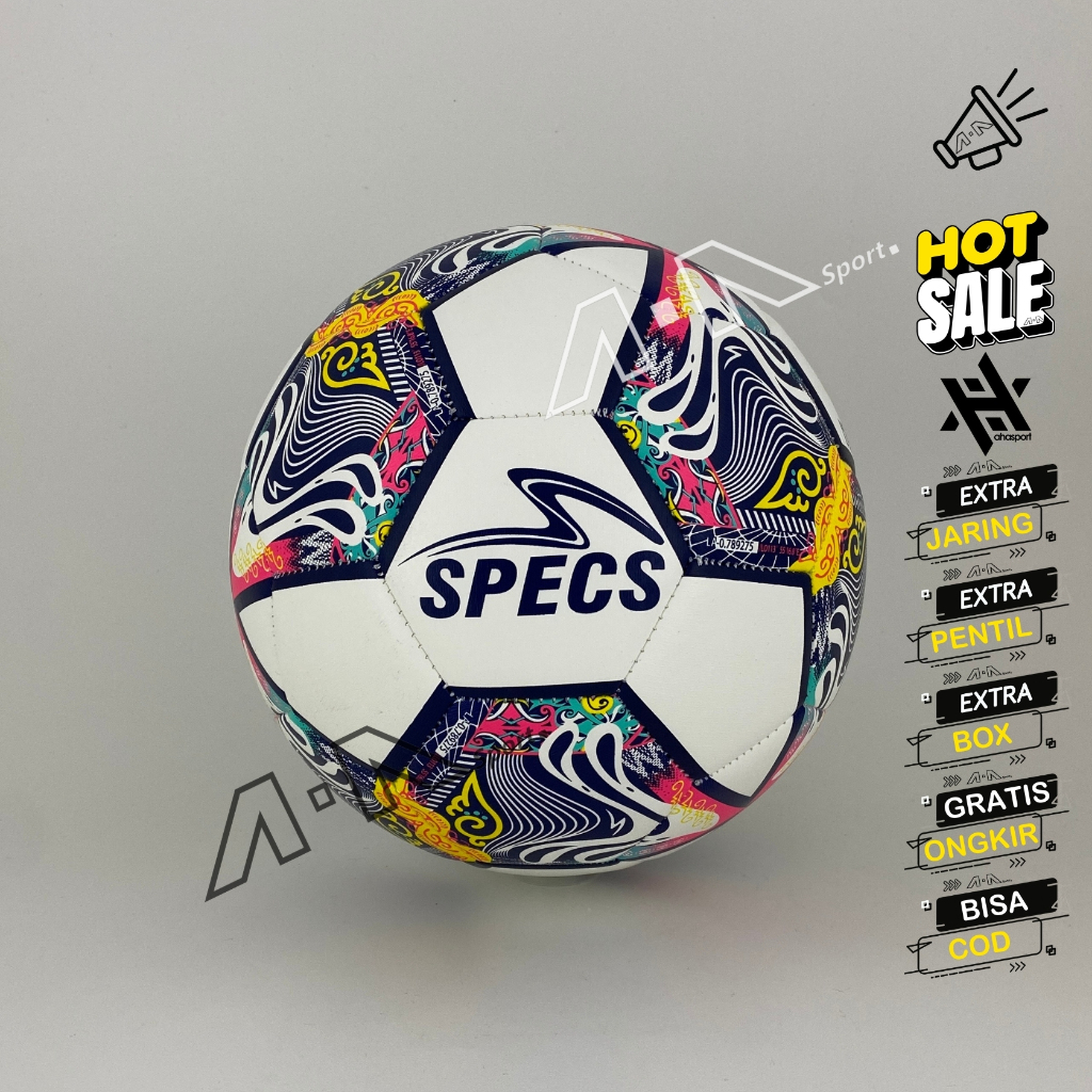 Bola sepak size 5 Bola kaki SPECS LIGA 1 bola sepak SPECS ILLUZION 2 size 5