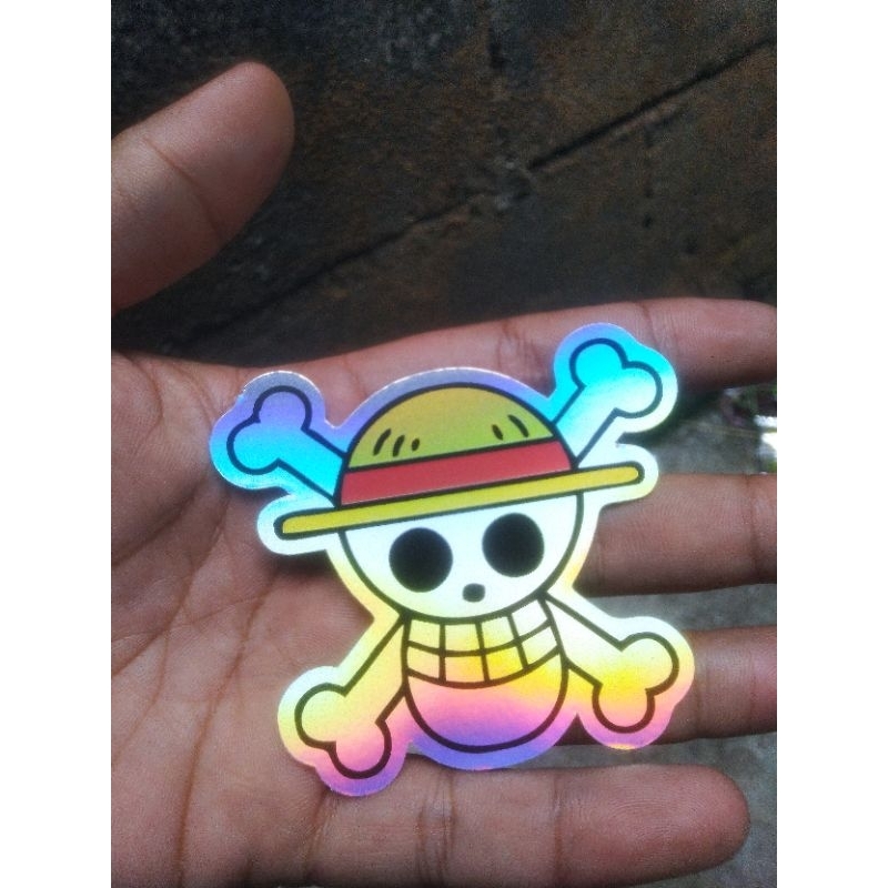 

STIKER ONE PIECE HOLOGRAM DIECUTING ANTI AIR