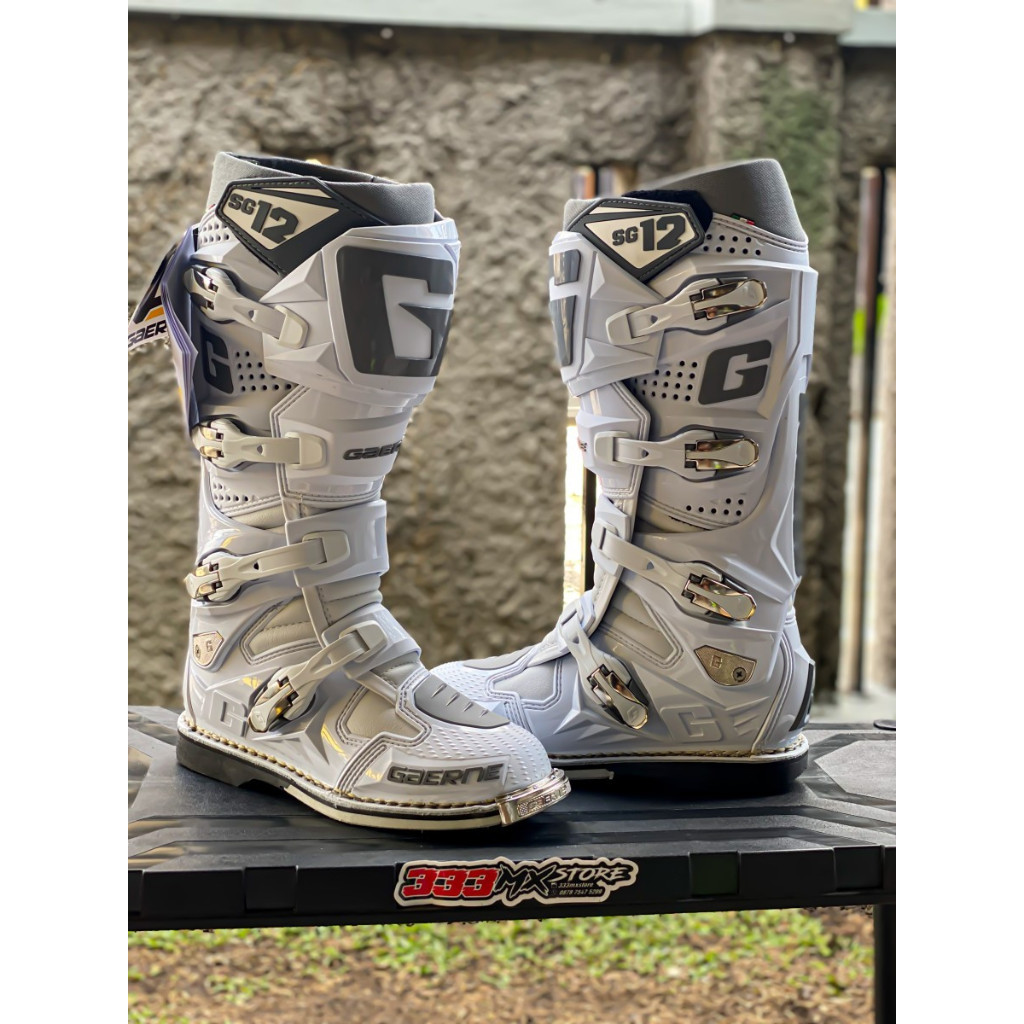Boots Gaerne SG12 White Sepatu Gaerne SG12 Trail Offroad Original