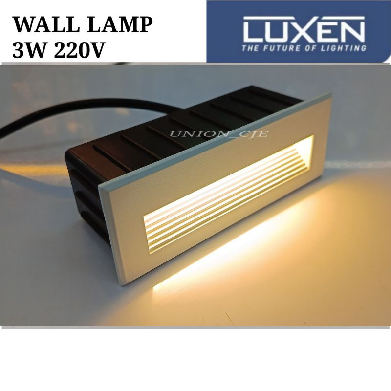 Lampu Tangga / Step Lamp 3W / 3watt Sinar Kuning LUXEN