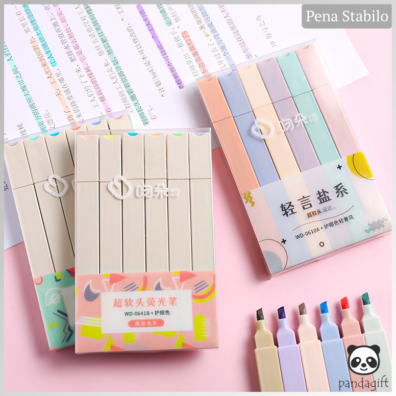 

63 Stabilo /stabillo warna/stabilo isi 6 warna pastel - GG0264 95