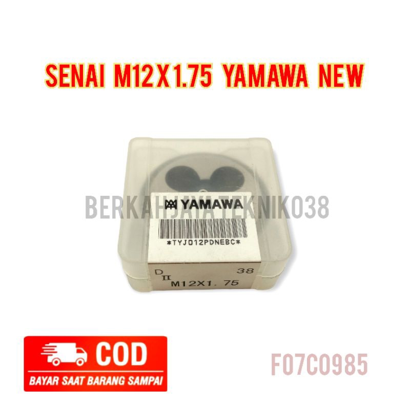 Senai M12x1.75 Senai snei round dies YAMAWA bukan toki tap drat luar baut