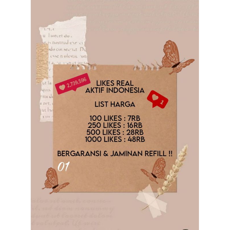 PROMO LIKE IG INDONESIA REAL AKTIF