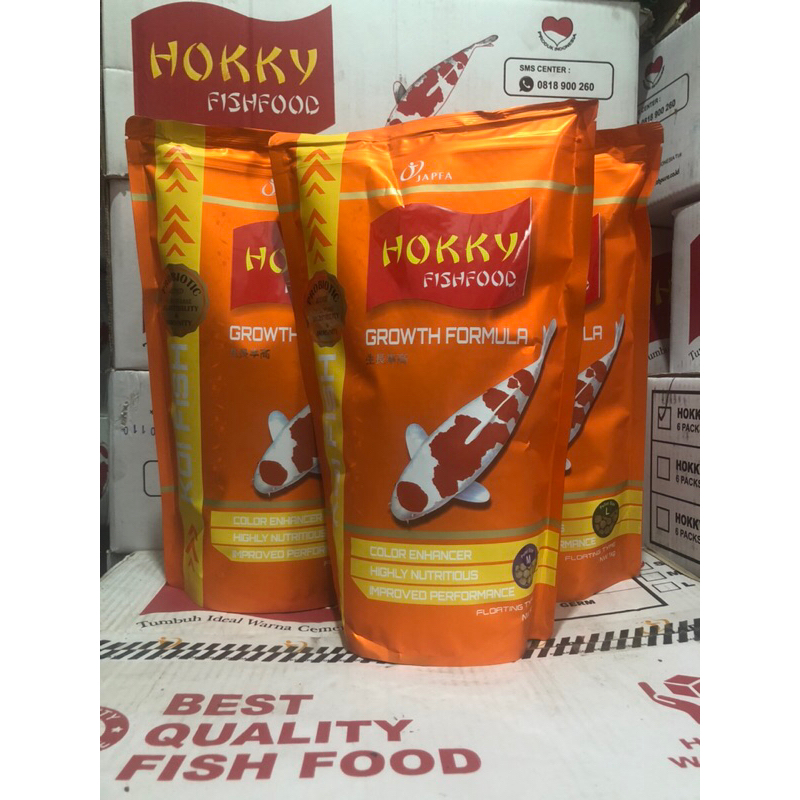 PELET IKAN HOKKY GROWTH PELET IKAN KOI PELET PERTUMBUHAN