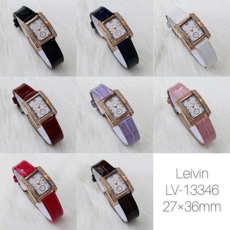 jam tangan leather Leivin LV-13346 Fashion Watch Original