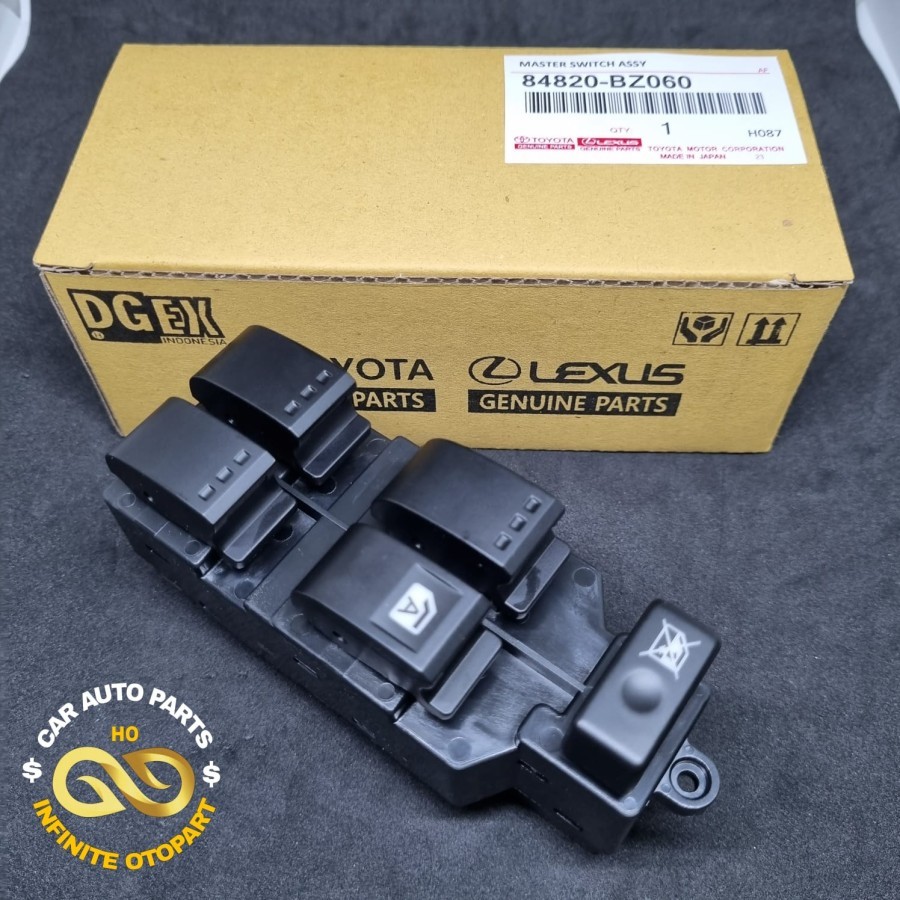 SAKLAR MASTER POWER WINDOW KANAN ALL NEW AVANZA XENIA VELOZ 2012 UP 84820-BZ060 QUALITY