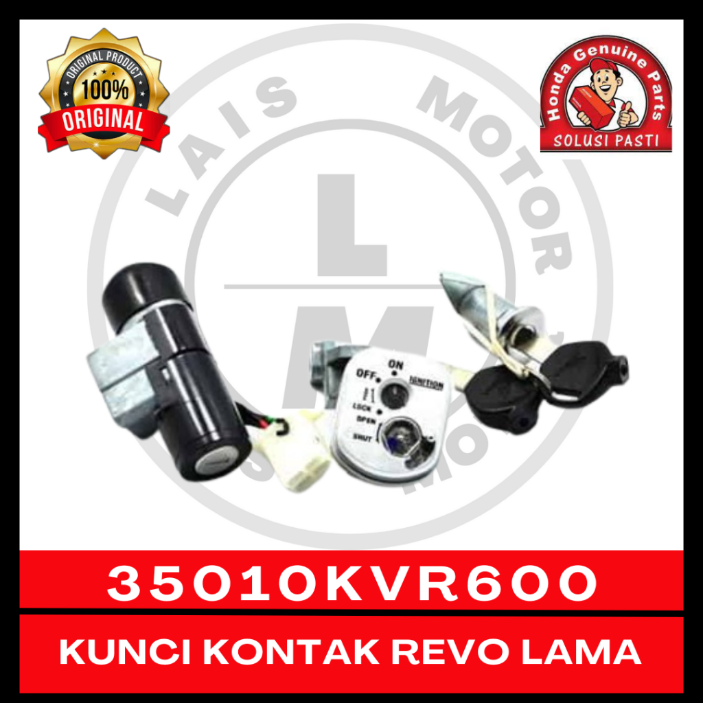 Kunci Kontak KVR Revo Lama/Lancip 35010KVR600 ORI AHM