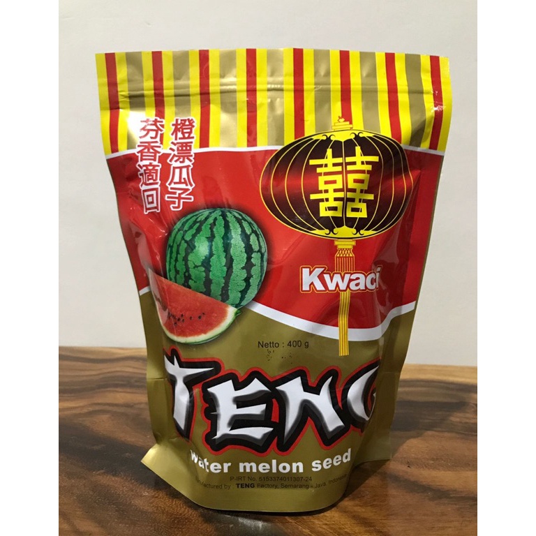 

[9CE] Kuaci Kwaci Water Melon Seed Cap Teng 400gr z6hho