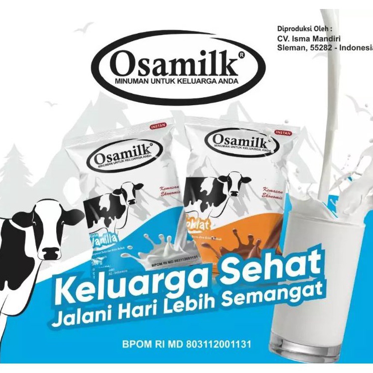 

VWCM0151 STOK SIAP 【COD Susu Osamilk Susu Penggemuk badan 500gr