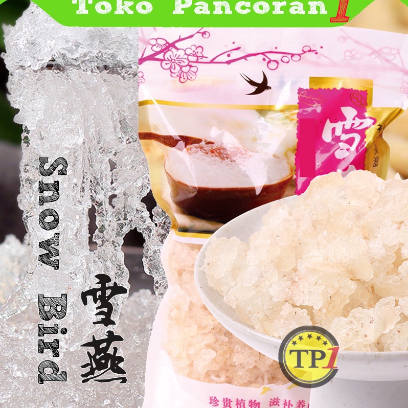 

RHHT6652 (COD )NEW_PRODUCT Snow bird nest / tragacanth gum / xue yen Premium / kualitas Terbaik 100g~500g