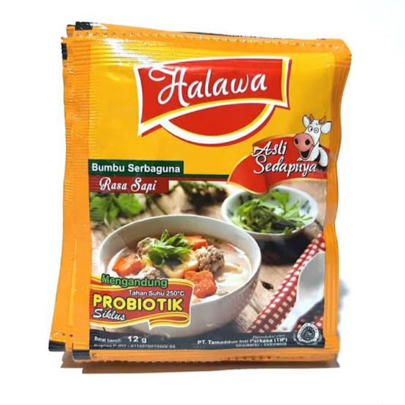 

Halawa Penyedap Rasa Organik [12pcs] , Bumbu Masak Plus Probiotik , Bumbu Masak Penyedap Rasa