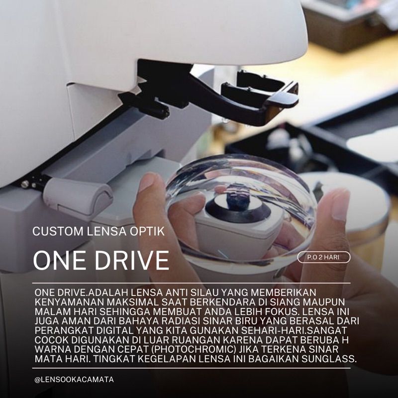 CUSTOM LENSA OPTIK | Bluechromic One Drive