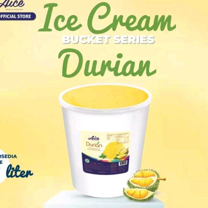 

LBTF3341 Terlaris ICE CREAM AICE DURIAN 8 LITER