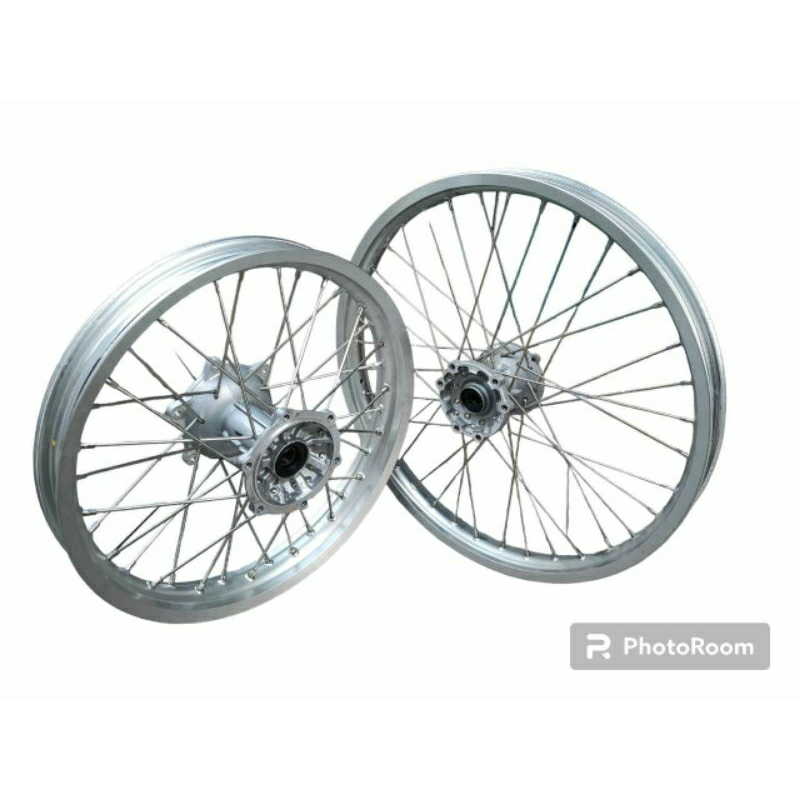Whellset roda set yamaha wr 155 wr155 asli original copotan mulus velg did japan tromol set plus bea