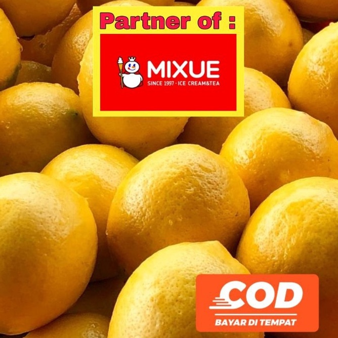 

GNLT9823 (D2289) LEMON CALIFORNIA MURAH 1 KG JAKARTA BARAT+ FRESH + BANYAK AIR