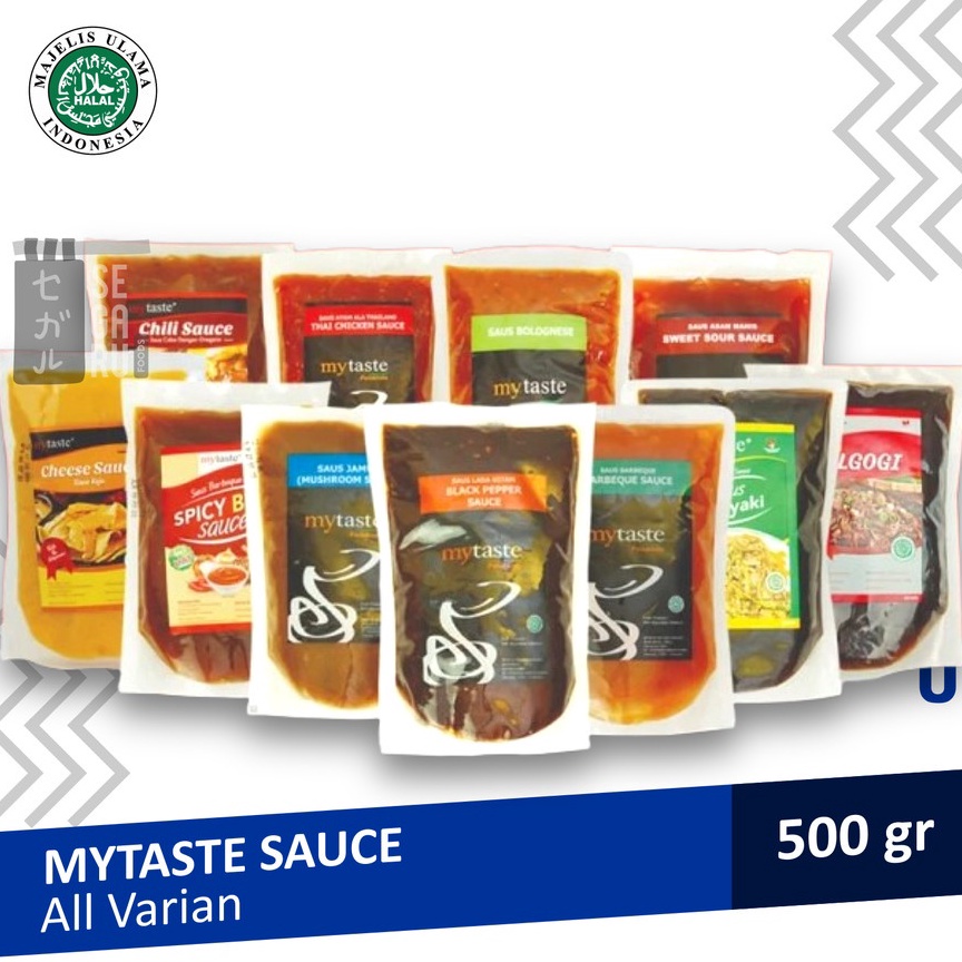

[♢B51➢] MyTaste Saus Teriyaki Bulgogi Barbeque Jamur Cheese Sauce Halal 500gr MurMer