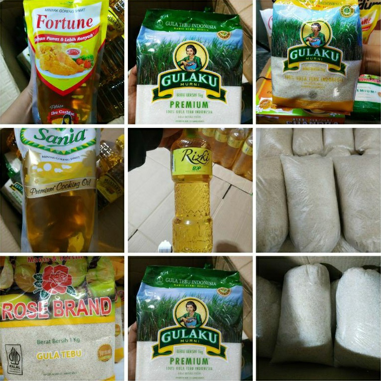 

68 GULAKU JEMBER JATIM / Minyak 1 Liter / 7 Variasi / Gula Lokal / Gulaku / Sunco / Fortune / Filma / Sovia / Sania / Kiita dll 3486