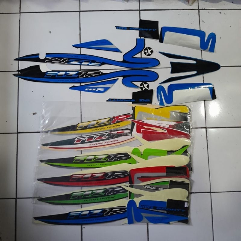 (Bisa COD) striping stiker F1ZR Caltex ori Sticker Yamaha F1Z F1ZR full body