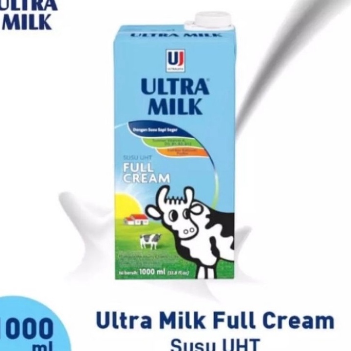 

VKTJ7632 Dijamin Ori Susu ultra milk full cream 1 ltr