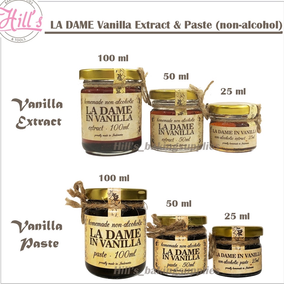 

Re4dy VANILLA EXTRACT LA DAME & VANILLA PASTE NON / LADAME in VANILA EKSTRAK / PASTA / PERISA / HALAL [68]
