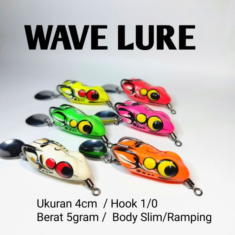 SOFT FROG SLIM 4CM (RAMPING ANTI MOCEL / WAVE LURE / SOFT FROG / SOFT FROG / SOFT FROG / SOFT FROG M