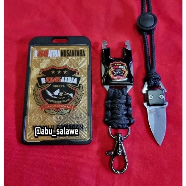 

lencana id RAGASATRIA NUSANTARA full set cover dan lanyard