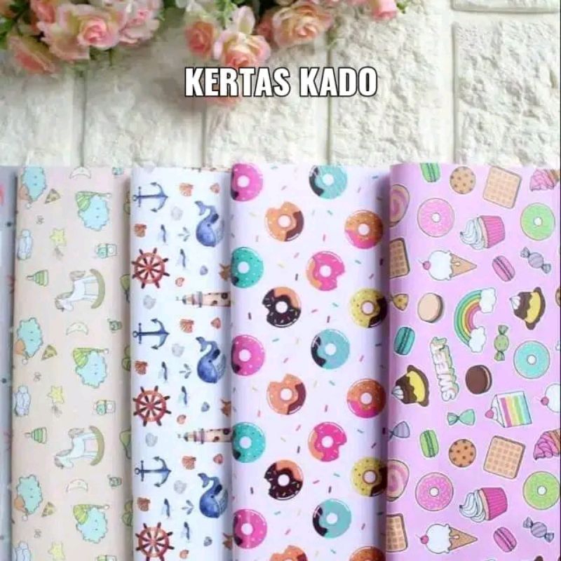 

ekstra packing kertas kado