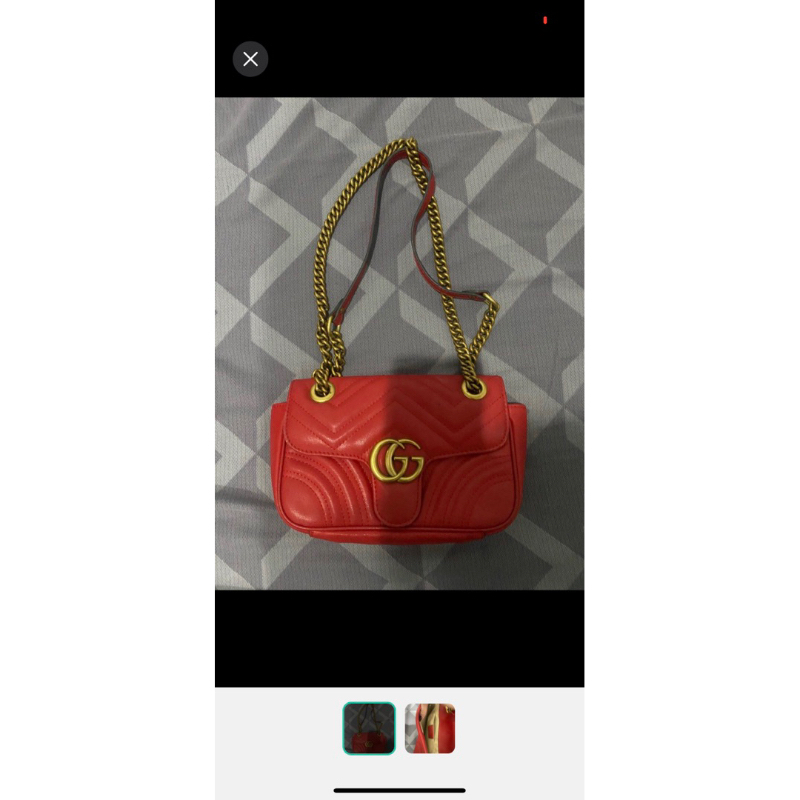 gucci marmont gc preloved