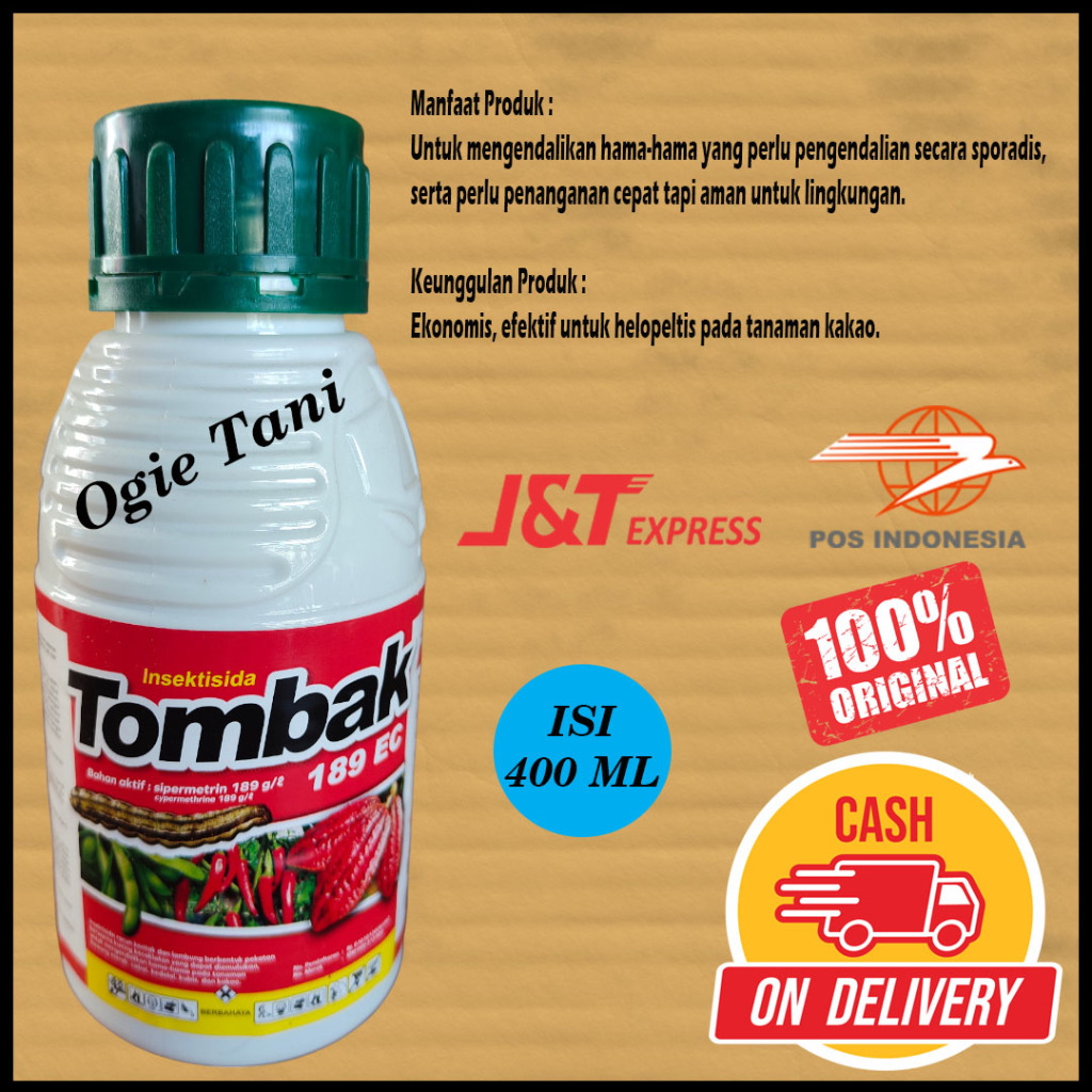TOMBAK 189 EC, Insektisida  Racun Kontak dan Lambung, Isi 400ML