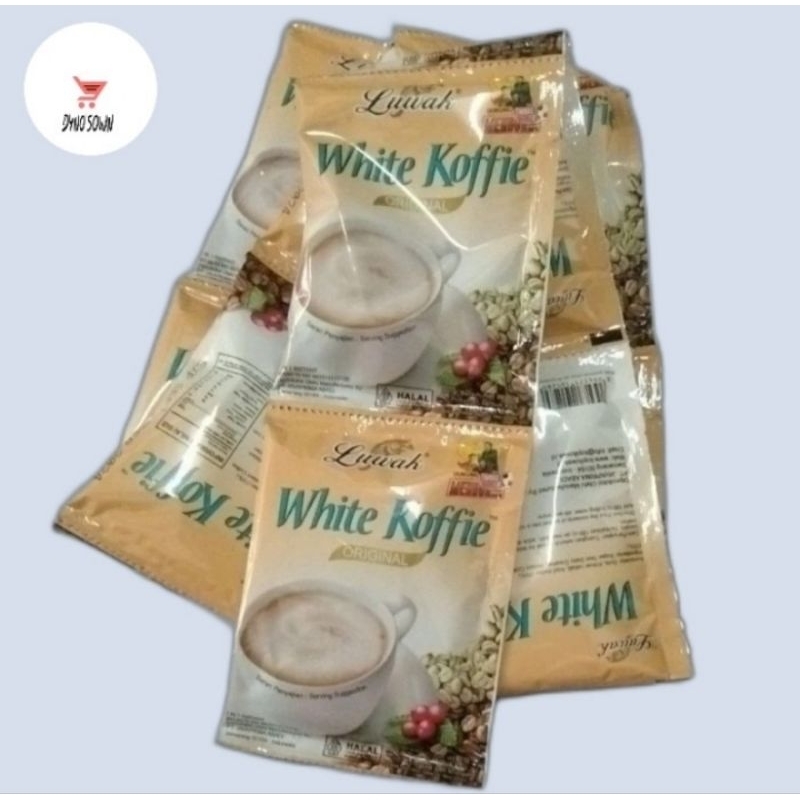 

Kopi Luwak White 20 gram, Kemasan Renteng Isi 10 Sachet Kopi Susu