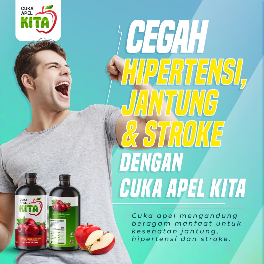 

Cuka Apel Kita Sari Buah Apel Probiotik Untuk Memelihara Kesehatan Saluran Cerna