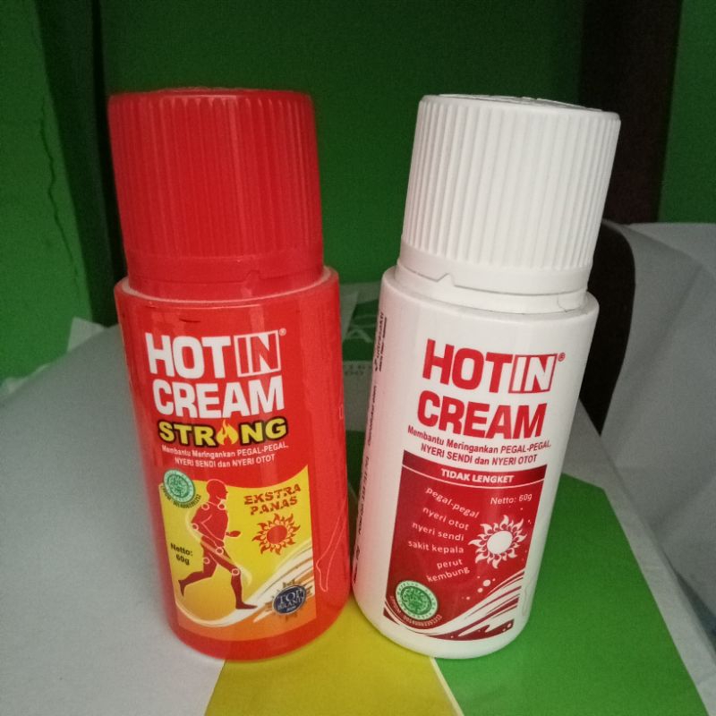 HOT IN CREAM BOTOL 60GR & HOT IN CREAM STRONG BOTOL 60GR