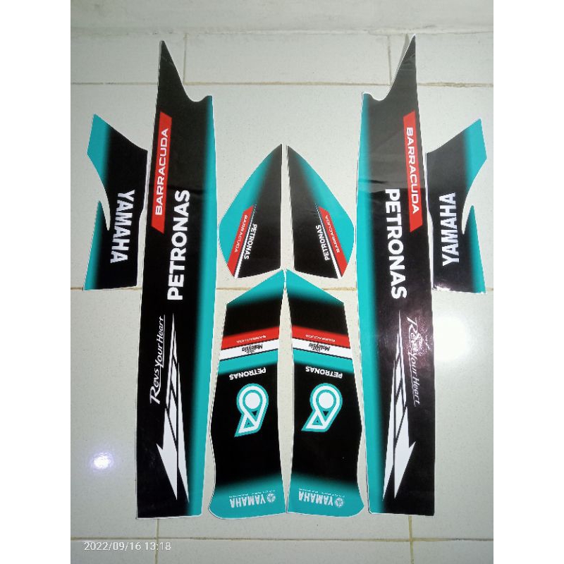 striping FIZ R variasi PETRONAS, striping Fiz r variasi PETRONAS barracuda