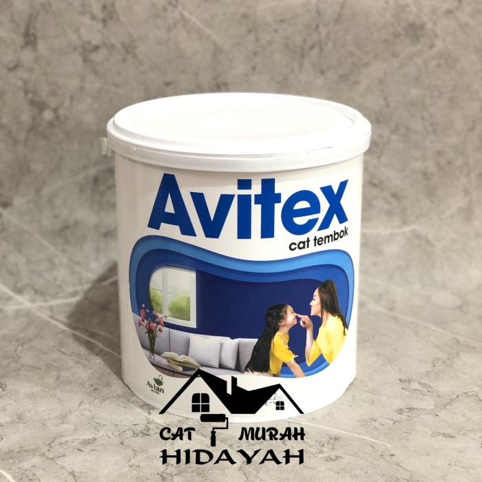 CAT AVITEX INTERIOR CAT TEMBOK 5 KG SUPER WHITE PUTIH