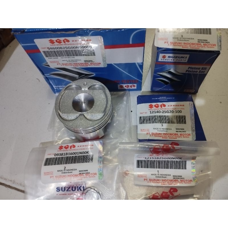 PISTON KIT SET RING SEHER PEN SATRIA FU OS 50