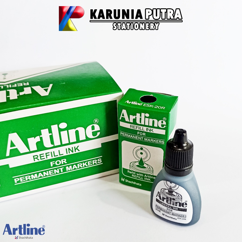 

Tinta Spidol Permanent Refill ARTLINE ESK-20R