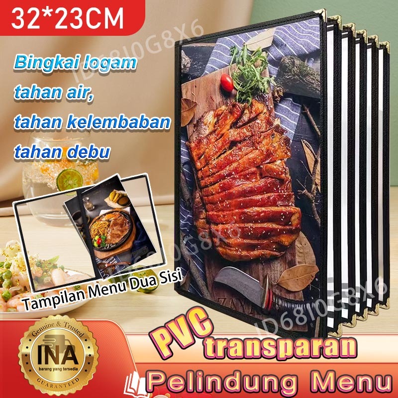

Stok saat ini!buku menu/A4 daftar menu makanan/sampul/Pelindung Menu/Restoran/Kafedaftar menu es teh Membuat menu DIY yang unik