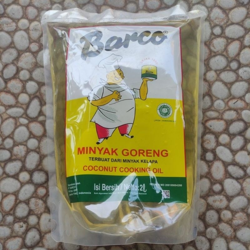 

BARCO COCONUT COOKING OIL (MINYAK GORENG TERBUAT DARI MINYAK KELAPA) 2L