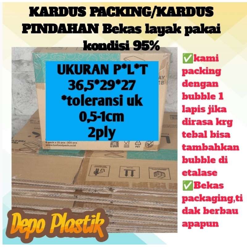 

(1pcs) Kardus packing,kardus pindahan bekas layak pakai 95%