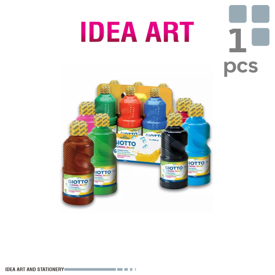 

Giotto School Paint 250ml Cat Air Poster Lukis Washable Paint