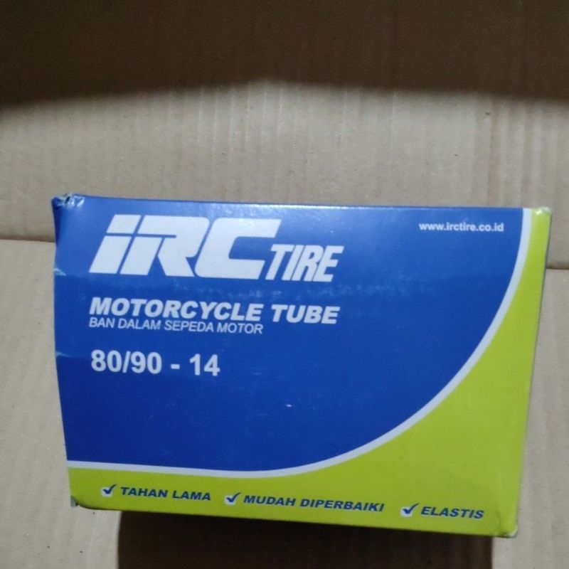 ban dalam tube IRC 80/90 Ring 14 ( 250/275-14) ban depan matic  Vario beat spacy Scoopy lama/ ban be