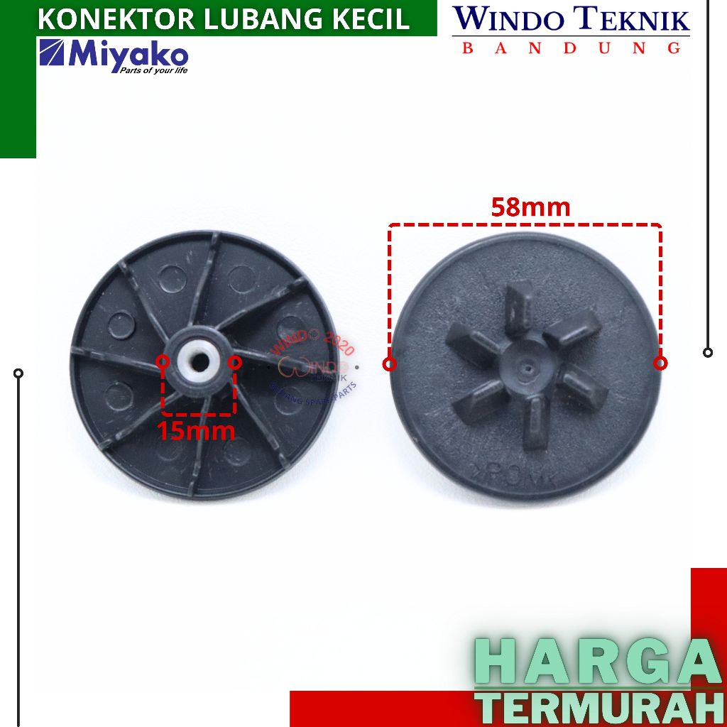 KONEKTOR BLENDER MIYAKO | KONEKTOR NASIONAL LUBANG KECIL | CONEKTOR BLANDER MIYAKO | GIGI BLANDER