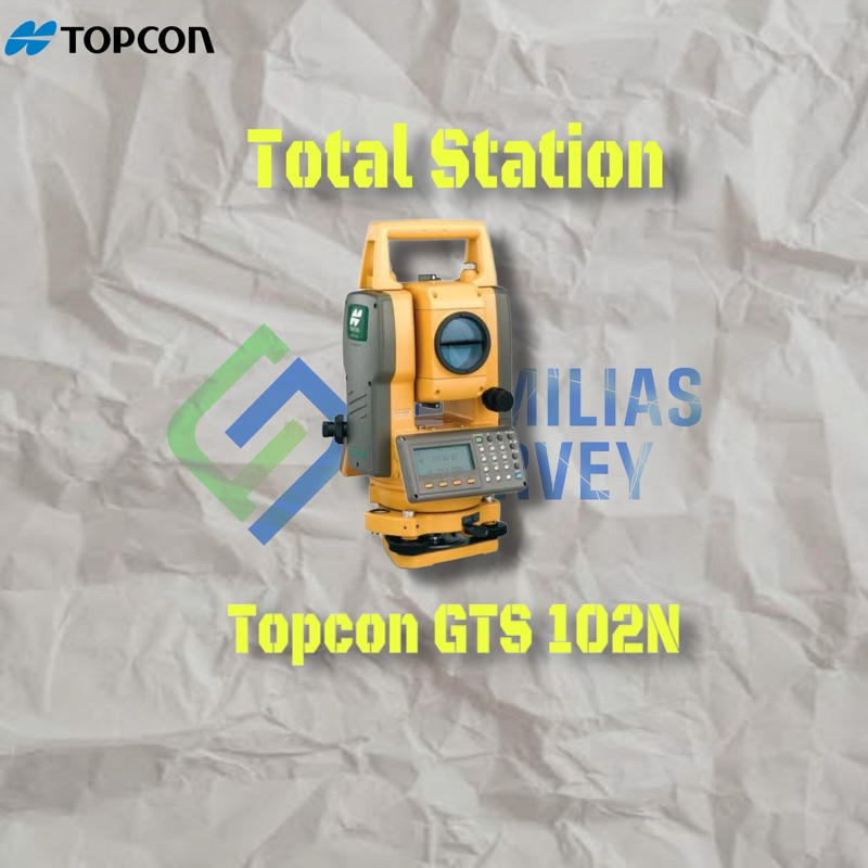 Total Station Topcon GTS102N Bekas | Topcon GTS102n second like new