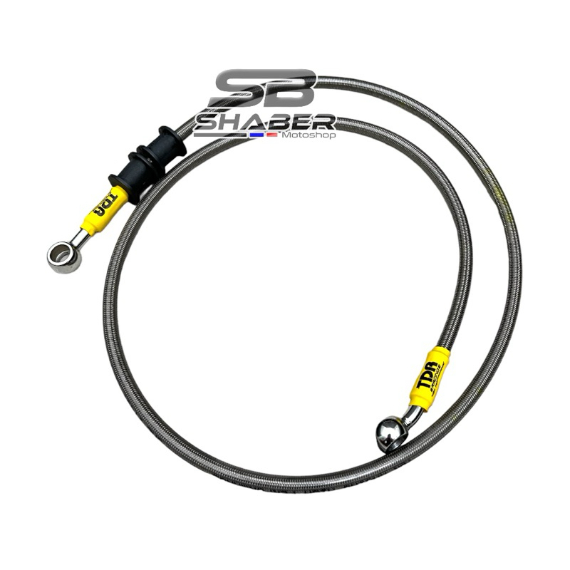 Selang Rem TDR 110CM Silver Titanium Selang Rem TDR Aerox Nmax