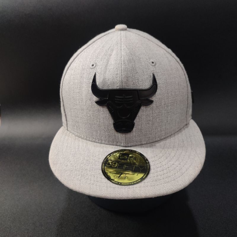 Topi Caps New Era NBA Chicago Bulls logo besi